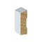 BEVEL EDGE - INTERIOR PRIMED TIMBER