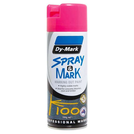 Dy-Mark 350g Fluoro Pink Spray & Mark Paint