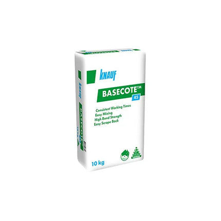 10kg Base Cote 45 Setting Basecoat Compound – 45 min Set for Plasterboard