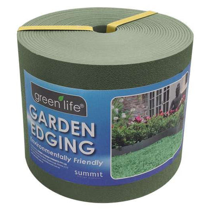 Garden Edging Plastic Eucalypt Green 10m x 150mm