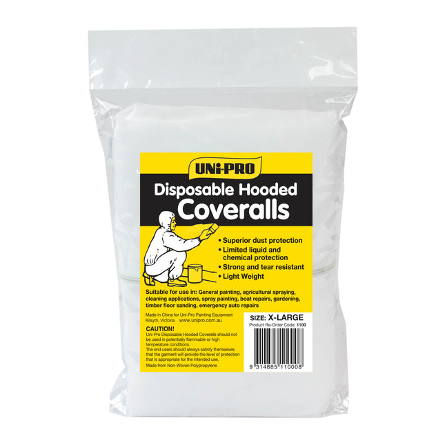 Uni-Pro Disposable Painters Coveralls - Extra Large