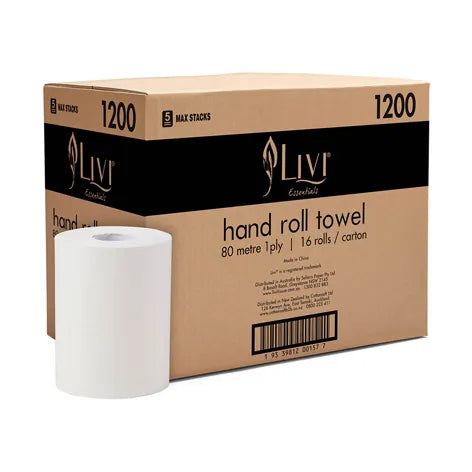 Box of 16 Livi Basics Paper Towel Rolls – Commercial Dispenser Compatible