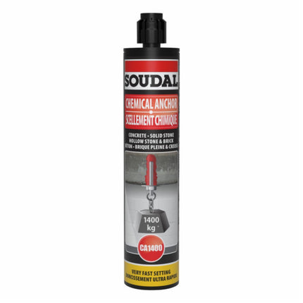 Chemical Anchor Cartridge – 280ml – Soudafix 1400 – High Strength