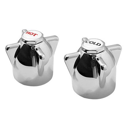 Booster Style Handle & Button Pair C/P