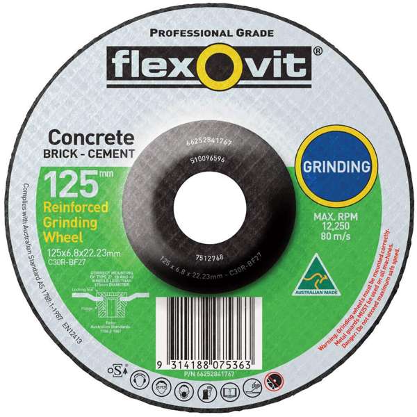 Flexovit Masonry Grinding Wheel 127 x 6.8 x 22.2mm