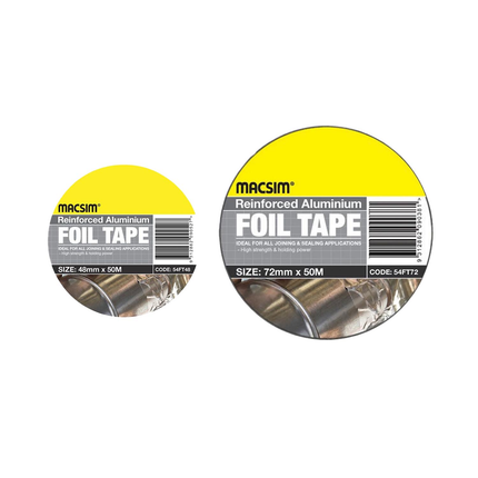Macsim Tape Foil Jointing 72mm x 50m