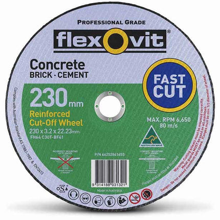 Flexovit Wheel Cut off Masonry 127 x 3 2 x 22.2