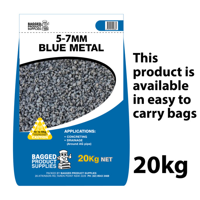Blue Metal 5mm – 20kg Bag