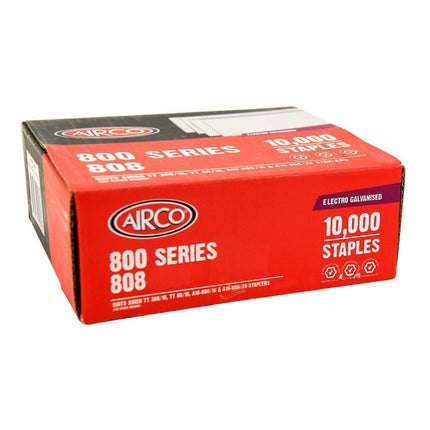 Airco Staples 80 Series 10mm - Box of 10000