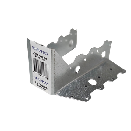 140mm x 45mm Galvanised Steel Joist Hanger – Standard Duty for Timber Framing