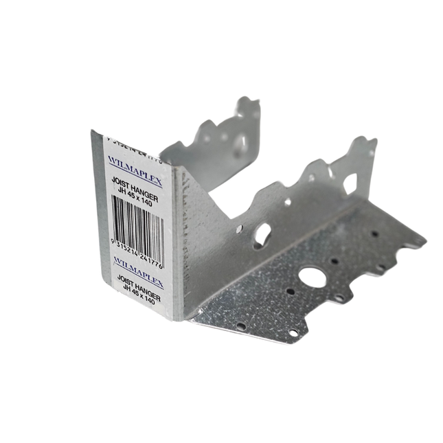 140mm x 45mm Galvanised Steel Joist Hanger – Standard Duty for Timber Framing