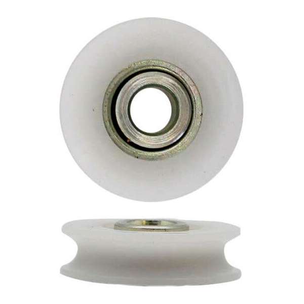 Cowdroy Concave Wheel Roller with Bore 25mm 2 Pack