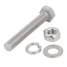 Bolt & Nut Hex Galv M8 x 100mm