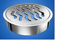 Floor waste Ripple (round or square) - Round 108x100
