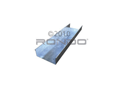 76mm x 3000mm Steel Wall Track – 0.50 BMT Galvanised for Stud Framing