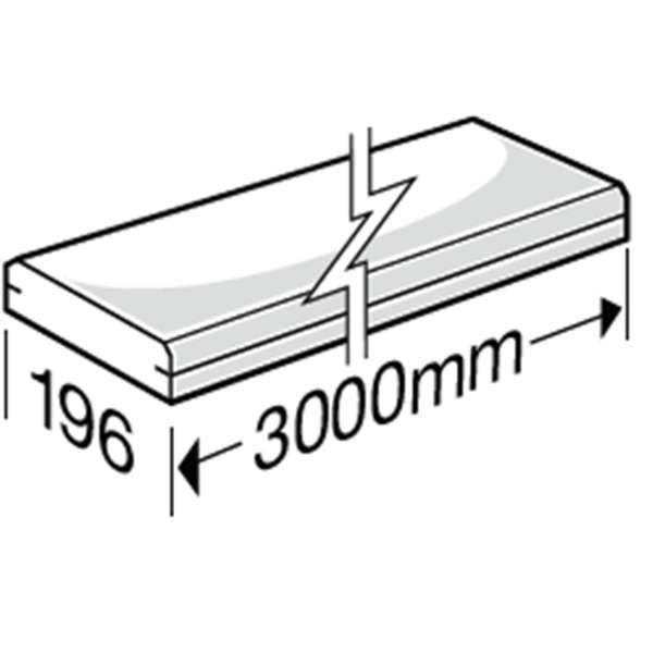HardieDeck Decking Board 2 Grooves 19mm x 196mm x 3000mm