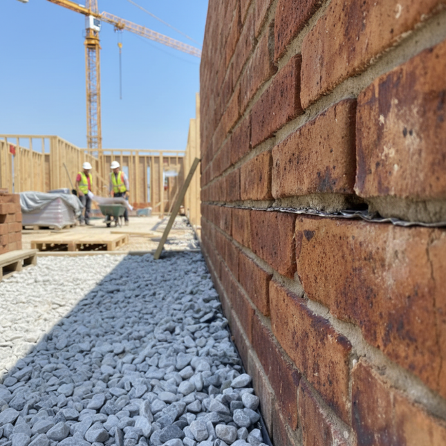 110mm x 30m Roll Alcor Aluminium Flashing & Dampcourse – Moisture Barrier for Brickwork & Cavity Walls