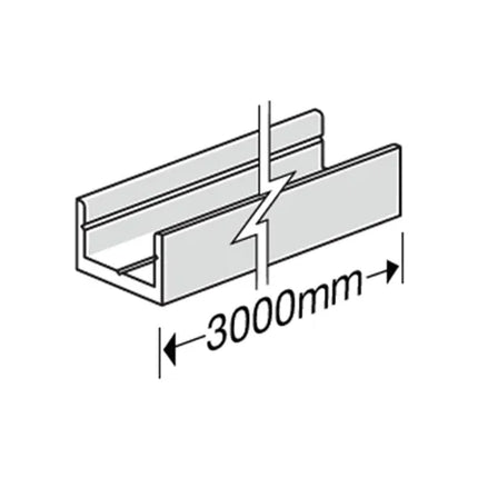 3000mm HardieDeck Wingless Base Jointer – James Hardie – Continuous Base Connector