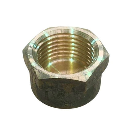 Brass Hexagonal End Cap – 15mm 1/2" LF