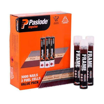 Paslode Framing Nails 75 x 3.06mm - Box of 3,000