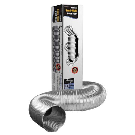 Deflecto Semi Rigid Aluminum Duct 150mm x 3m