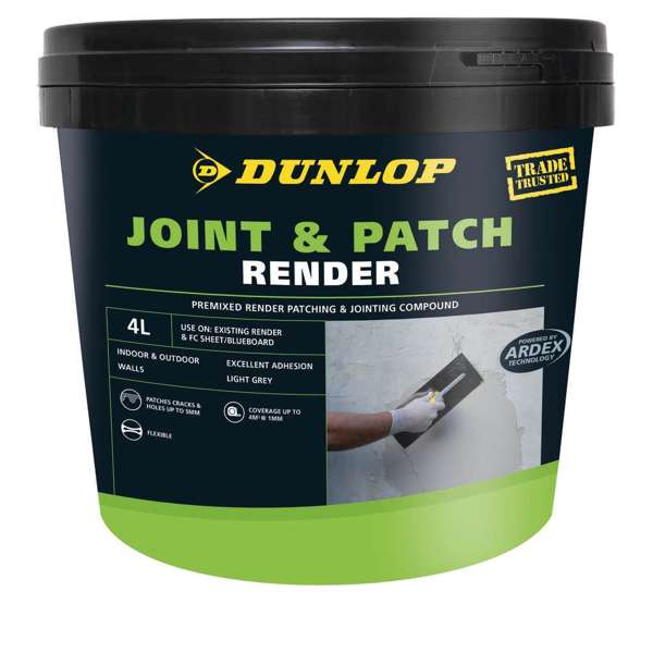 Dunlop Premixed Render Joint & Patch 4L