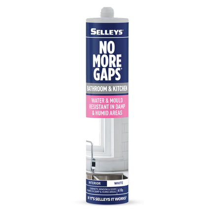 SILICONE NO MORE GAPS B&K WHITE 410G
