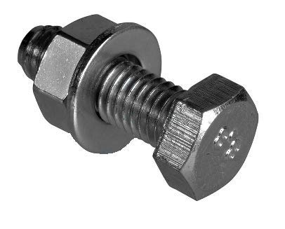 Bolt & Nut Hex Galv M8 x 20mm