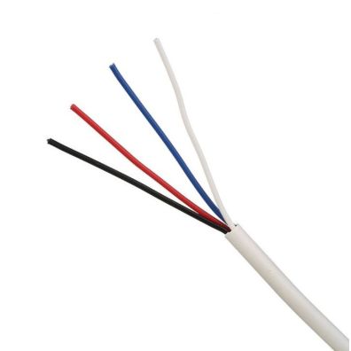 4 Core 7/0.20 Shielded Security Cable – Grey PVC Sheath