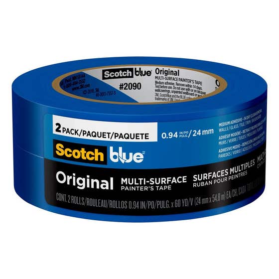 ScotchBlue Original Multi-Surface Masking Tape 24mm x 55m - 2 Pack