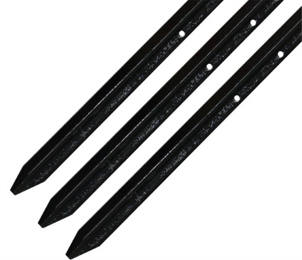 Post Steel 90cm Black