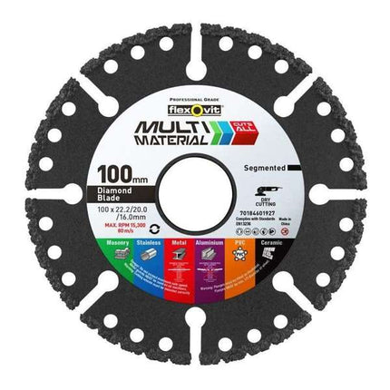 Flexovit Multi Material Diamond Blade 100mm