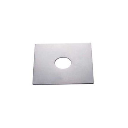 Mildon Cover Plate Square Flat Chrome
