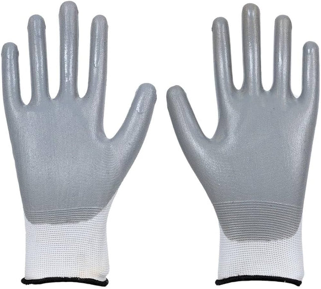 5 Pair Pack Nitrile Gloves – X-Large (Grey)