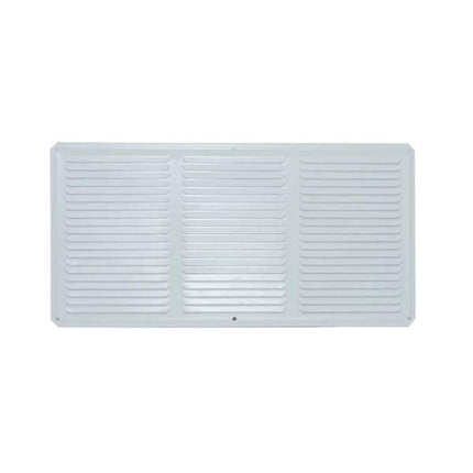 Alpine Ventilation Metal Eave Vent White 400 x 200mm - 2 Pack