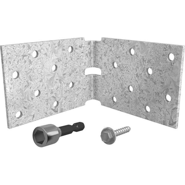 Angle Bracket Repair Kit 100 x 100 x 70mm - 4 Pack
