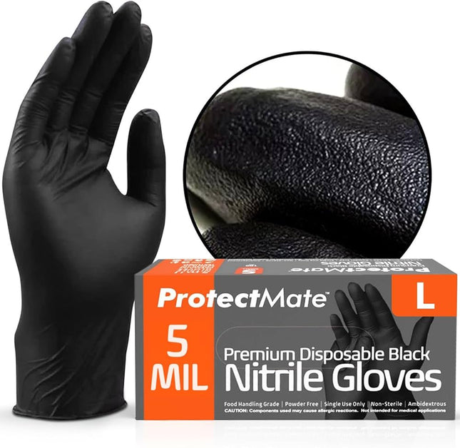 Nitrile Gloves 5 Pack Large