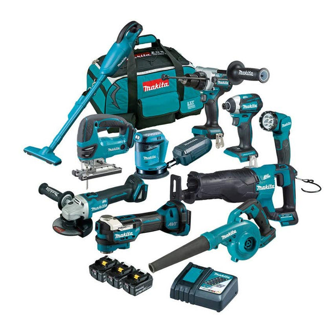 Makita 18V Brushless Combo Kit 10 Piece DLX1057TX1