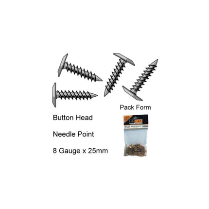 SDS 8GX25MM BUTTON PHILLIPSNEEDLE POINT ZYP