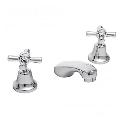 Basin Set E/C Essentials W/-G/Neck Spt H&B 4 Star C/P