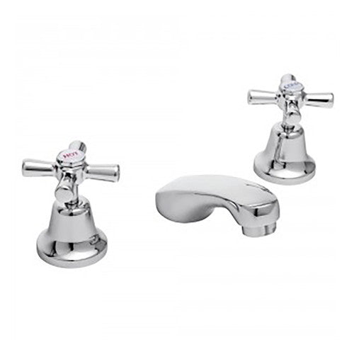 Basin Set E/C Essentials W/-G/Neck Spt H&B 4 Star C/P