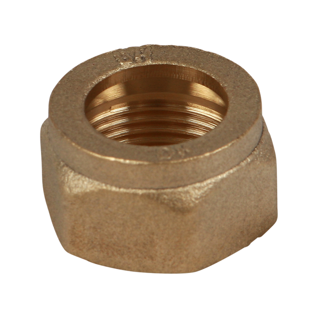 Brass Kincos Screwed Nut – 15mm x 1/2"