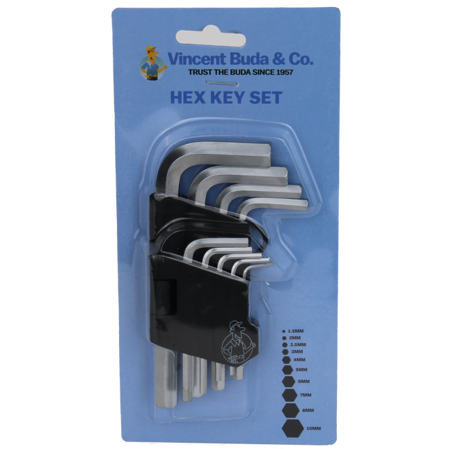Hex Key Set – Multi-Size Allen Keys – Hardened Steel