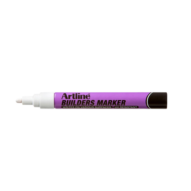 Artline Builders Marker White