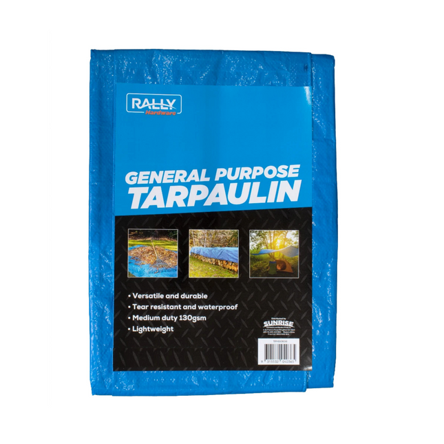 Blue Tarpaulin General Purpose - 3.4m x 4.2m