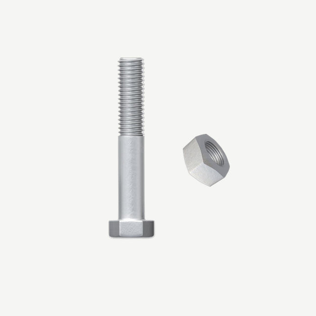 Bolt & Nut Hex Galv M6 x 100mm