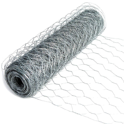 900mm x 50m Roll Chicken Wire – Hexagonal Steel Mesh for Fencing & Plastering