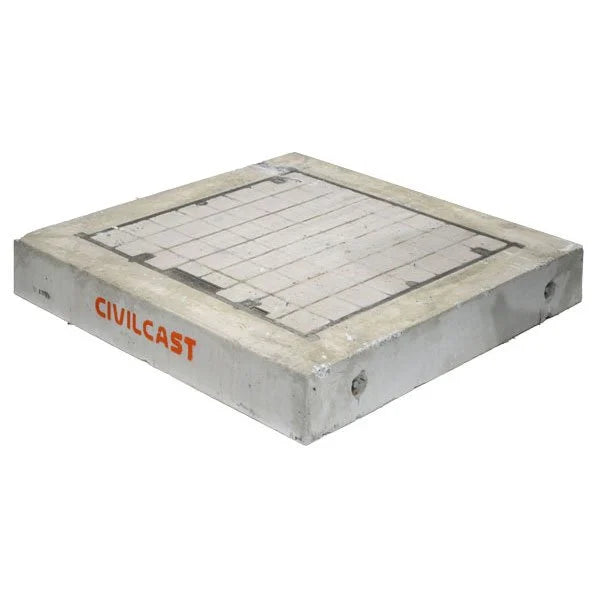 450 x 450 mm Concrete Infill Cover & Frame – Civilcast – Encased Cast/Ductile Iron – Class D