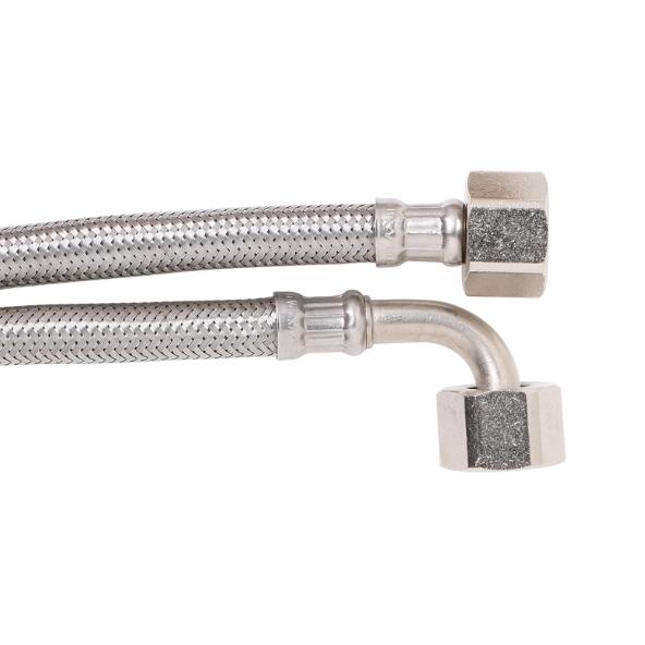 8mm PEX Braided Water Hose F-F 15RC x 15RC – 225mm