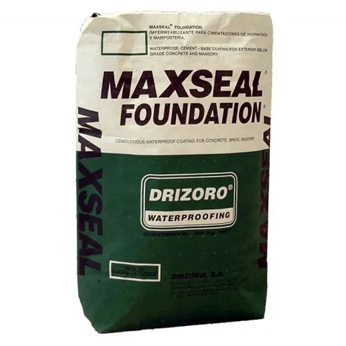 25 kg Bag DRIZORO Maxseal Foundation Waterproof Coating – Positive/Negative Pressure Protection